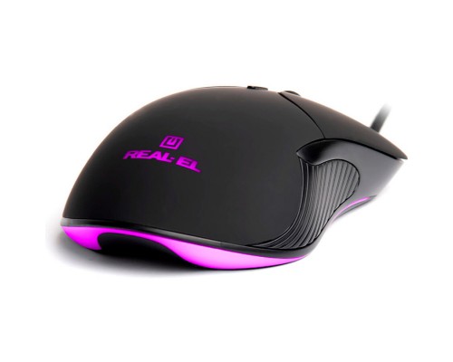 Мишка REAL-EL RM-295 USB Black