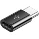 Перехідник Micro USB to Type-C black XoKo (XK-AC014-BK)