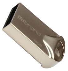 USB флеш накопичувач Mibrand 16GB Hawk Silver USB 2.0 (MI2.0/HA16M1S)
