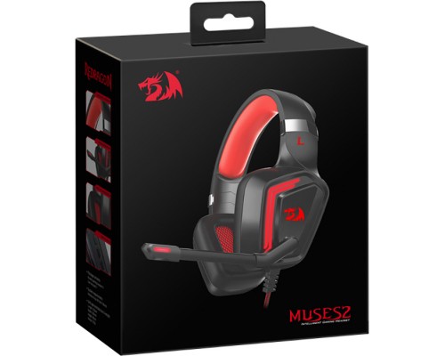 Навушники Redragon Muses 2 USB Black-Red (77909)