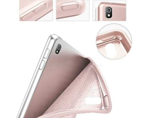Чохол до планшета BeCover Tri Fold Soft TPU Silicone Apple iPad 9.7 2017/2018 A1822/A1823/A1893/A1954 Pink (708513)