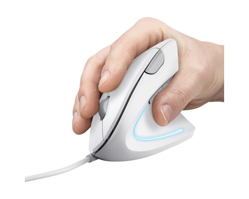 Мишка Trust Verto Ergonomic USB White (25133)