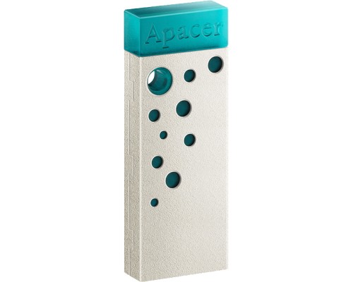 USB флеш накопичувач Apacer 64GB AH11J Turquoise Green USB 2.0 (AP64GAH11JG-1)