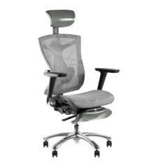 Крісло ігрове Barsky Game Mesh Grey (GM-02)