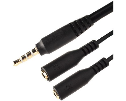 Перехідник XoKo SC-009 Jack 2x3.5-мм jack(M) - 3.5-мм 4pin jack(F) (XOKO SC-009)