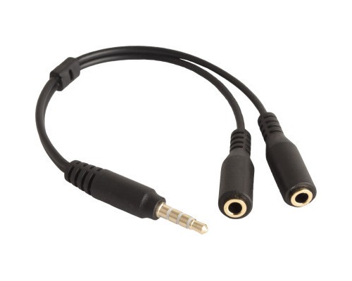 Перехідник XoKo SC-009 Jack 2x3.5-мм jack(M) - 3.5-мм 4pin jack(F) (XOKO SC-009)