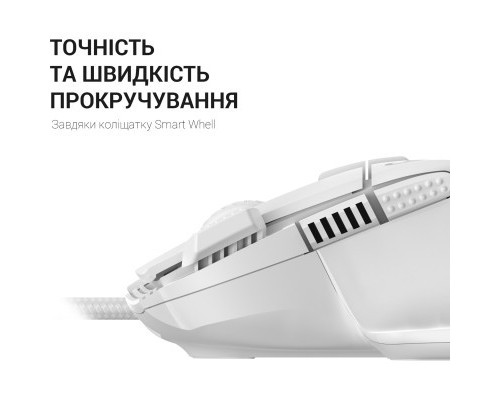 Мишка GamePro GM500W RGB USB White (GM500W)