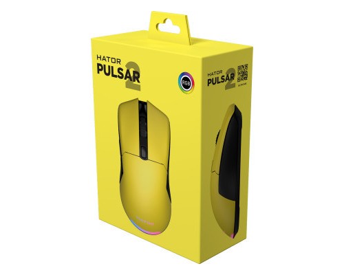 Мишка Hator Pulsar 2 USB Yellow (HTM-512)