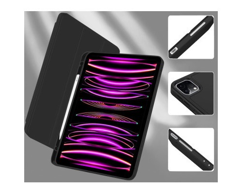 Чохол до планшета BeCover Tri Fold Hard TPU Apple iPad Pro 11 2020/2021/2022 Black (711109)