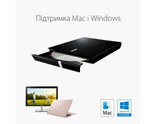 Оптичний привід DVD-RW ASUS SDRW-08D2S-U LITE/BLK/G/AS