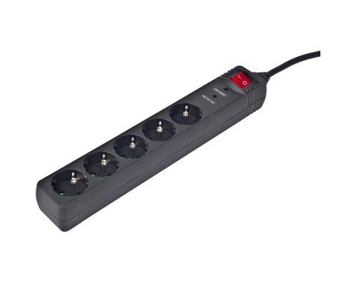 Мережевий фільтр живлення EnerGenie SPG5-C-5, 5 розеток, 1.5 м (SPG5-C-5)