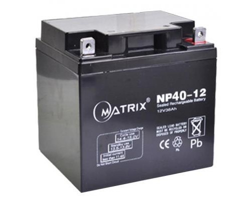 Батарея до ДБЖ Matrix 12V 40AH (NP40-12)