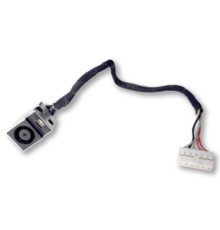 Роз'єм живлення ноутбука з кабелем для HP PJ153 (7.4mm x 5.0mm + center pin), 6-pin, Универсальный (A49028)