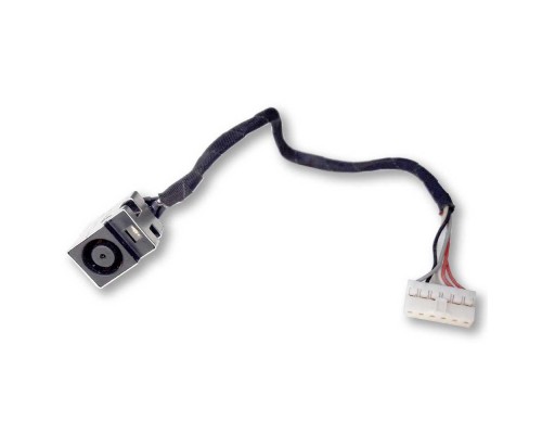 Роз'єм живлення ноутбука з кабелем для HP PJ153 (7.4mm x 5.0mm + center pin), 6-pin, Универсальный (A49028)