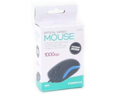 Мишка Omega OM-07 3D optical blue (OM07VBL)