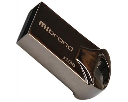 USB флеш накопичувач Mibrand 32GB Hawk Black USB 2.0 (MI2.0/HA32M1B)