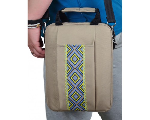 Сумка для ноутбука Porto 10'' LN-10-02LB Vishivanka Beige (LN1002LB_Vish)