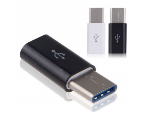 Перехідник Type-C to Micro USB Lapara (LA-Type-C-MicroUSB-adaptor black)