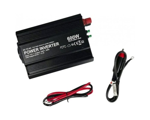 Автомобільний інвертор Bottari DC 12V - AC 230V 600W (54655-IS)