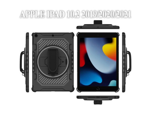 Чохол до планшета BeCover Mecha Apple iPad 10.2 2019/2020/2021 Black (709933)