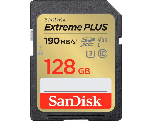 Карта пам'яті SanDisk 128GB SDXC class 10 UHS-I U3 4K Extreme Plus (SDSDXWA-128G-GNCIN)
