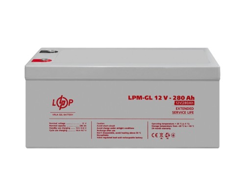 Батарея до ДБЖ LogicPower LPM-GL 12V - 280Ah (13185)