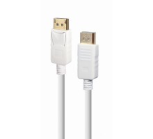 Кабель мультимедійний DisplayPort to DisplayPort 1.8m V1.2 Cablexpert (CC-DP2-6-W)