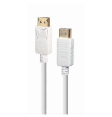 Кабель мультимедійний DisplayPort to DisplayPort 1.8m V1.2 Cablexpert (CC-DP2-6-W)