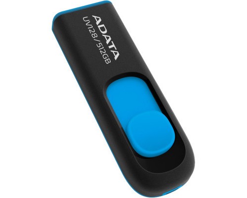 USB флеш накопичувач ADATA 512GB AUV 128 Black/Blue USB 3.2 (AUV128-512G-RBE)