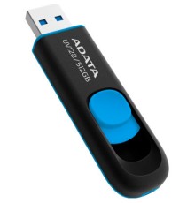 USB флеш накопичувач ADATA 512GB AUV 128 Black/Blue USB 3.2 (AUV128-512G-RBE)