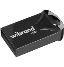 USB флеш накопичувач Wibrand 4GB Hawk Black USB 2.0 (WI2.0/HA4M1B)
