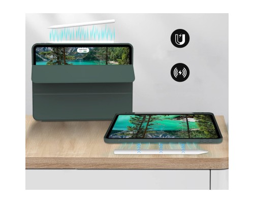 Чохол до планшета BeCover Tri Fold Hard TPU Apple iPad Pro 11 2020/2021/2022 Dark Green (711110)