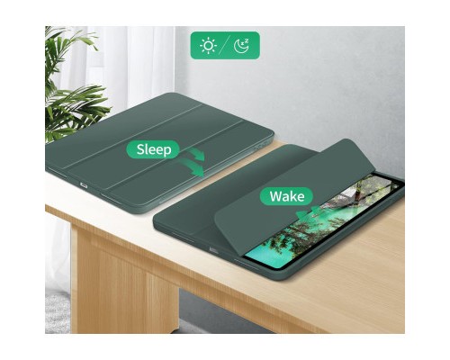 Чохол до планшета BeCover Tri Fold Hard TPU Apple iPad Pro 11 2020/2021/2022 Dark Green (711110)
