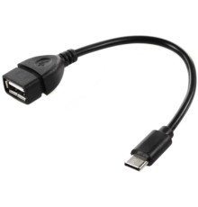 Перехідник OTG USB 2.0 AF to Micro 5P YT Black Blister Voltronic (37681)