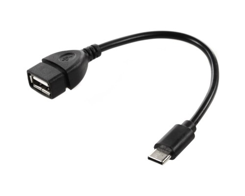 Перехідник OTG USB 2.0 AF to Micro 5P YT Black Blister Voltronic (37681)