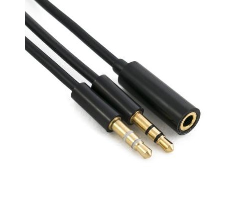 Кабель мультимедійний Jack 3.5mm to 2xJack 3.5 F Extradigital (KBA1646)