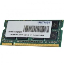 Модуль пам'яті для ноутбука SoDIMM DDR3 4GB 1333 MHz Patriot (PSD34G13332S)