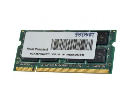 Модуль пам'яті для ноутбука SoDIMM DDR3 4GB 1333 MHz Patriot (PSD34G13332S)