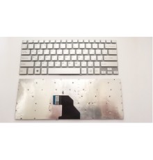 Клавіатура ноутбука Sony SVF14 (Fit 14 Series) серебро без рамки RU (A43790)