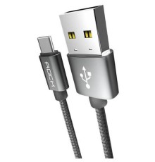 Дата кабель USB 2.0 AM to Type-C 1.0m Tarnish Rock (F_69328)