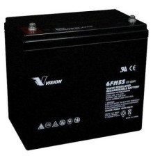 Батарея до ДБЖ Vision FM 12V 55Ah (6FM55E-X)