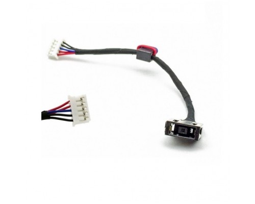 Роз'єм живлення ноутбука з кабелем Lenovo PJ953 (прямоугольный + center pin), 5-pin,12 см (A49114)