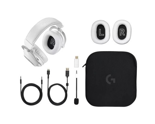 Навушники Logitech G Pro X 2 Lightspeed Wireless White (981-001269)