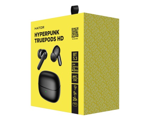 Навушники Hator Hyреrpunk Truepods HD Black (HTA-435)