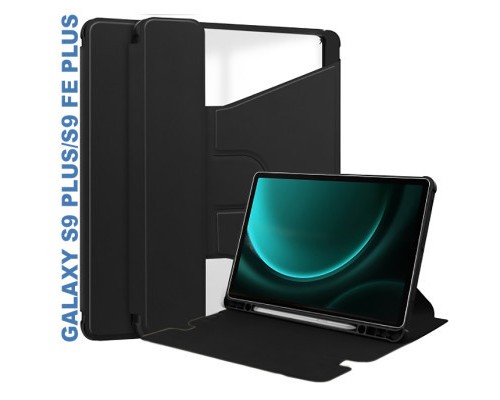 Чохол до планшета BeCover 360° Rotatable Samsung Tab S9 Plus (SM-X810/SM-X816)/S9 FE Plus (SM-X610/SM-X616) 12.4