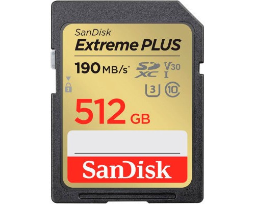 Карта пам'яті SanDisk 512GB SDXC class 10 UHS-I Extreme Plus (SDSDXWV-512G-GNCIN)