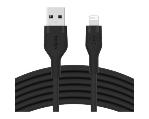 Дата кабель USB 2.0 AM to Lightning 2.0m Black Belkin (CAA008BT2MBK)