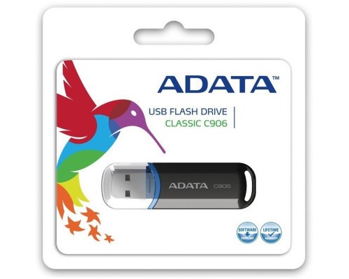 USB флеш накопичувач ADATA 64GB C906 Black USB 2.0 (AC906-64G-RBK)