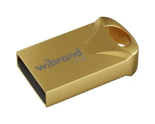 USB флеш накопичувач Wibrand 4GB Hawk Gold USB 2.0 (WI2.0/HA4M1G)