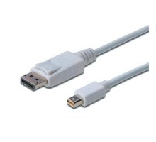 Кабель мультимедійний miniDisplayPort to DisplayPort 2.0m Digitus (AK-340102-020-W)